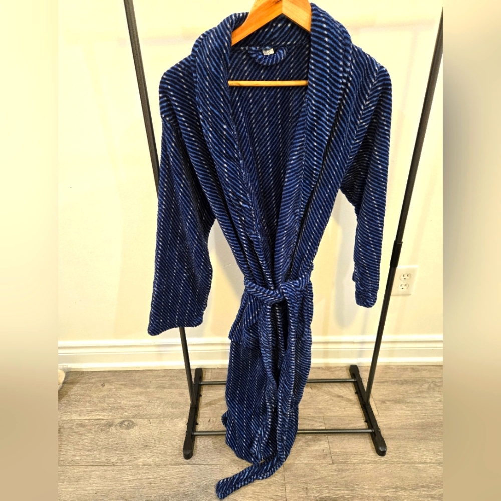 3/55$ - Blue Striped Men's Robe